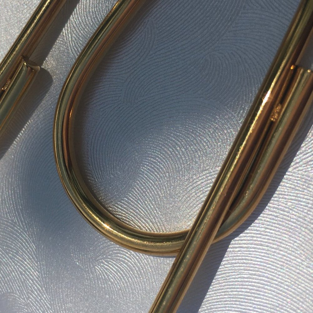 Statement 18K Gold Hoop Earrings - Picture 5 of 11